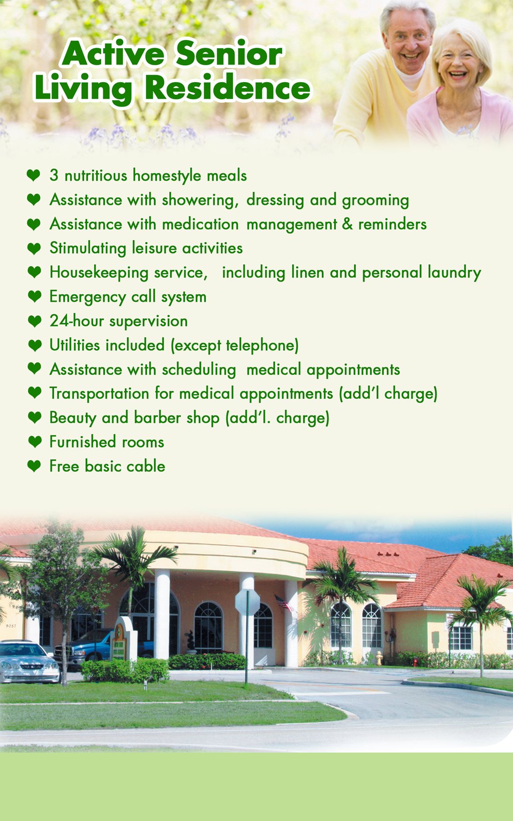 Active Senior Living Residence Tamarac FL 33351